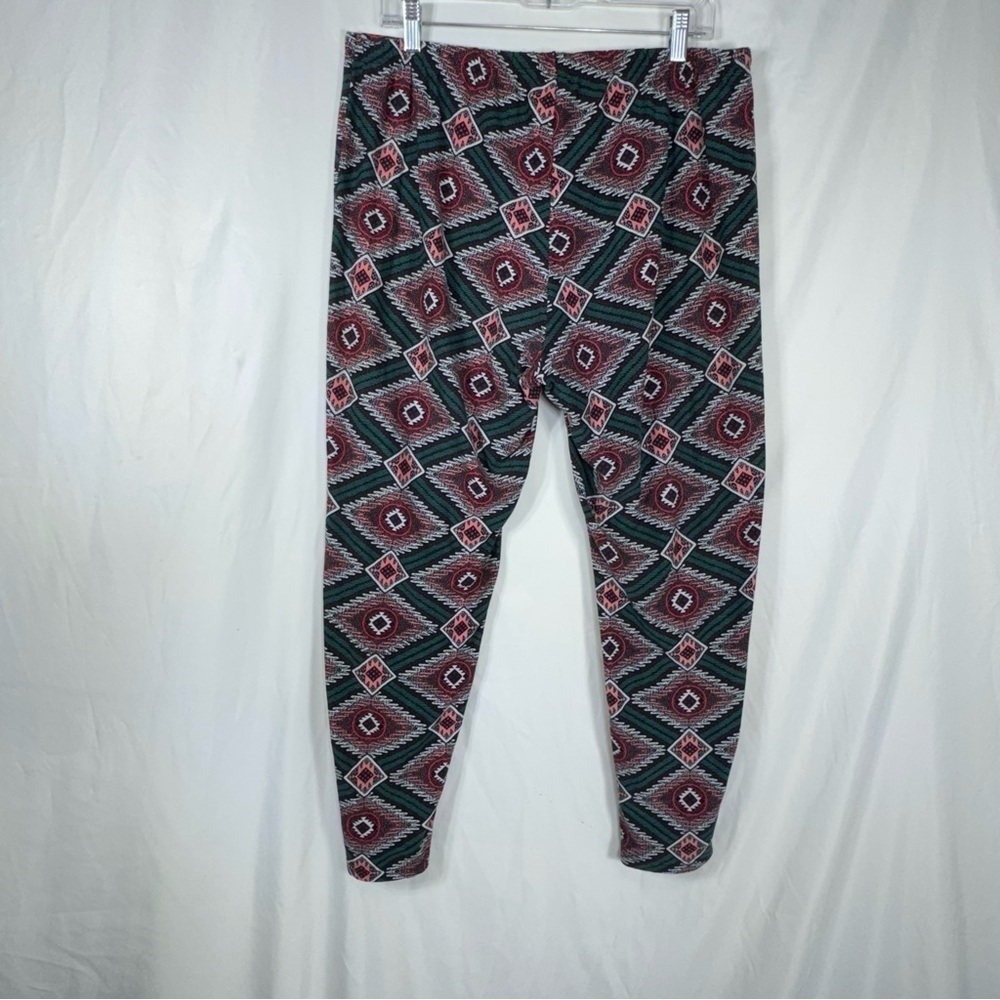 Just Be Soft Southwest Aztec Geometric Design Leggings - Picture 3 of 6